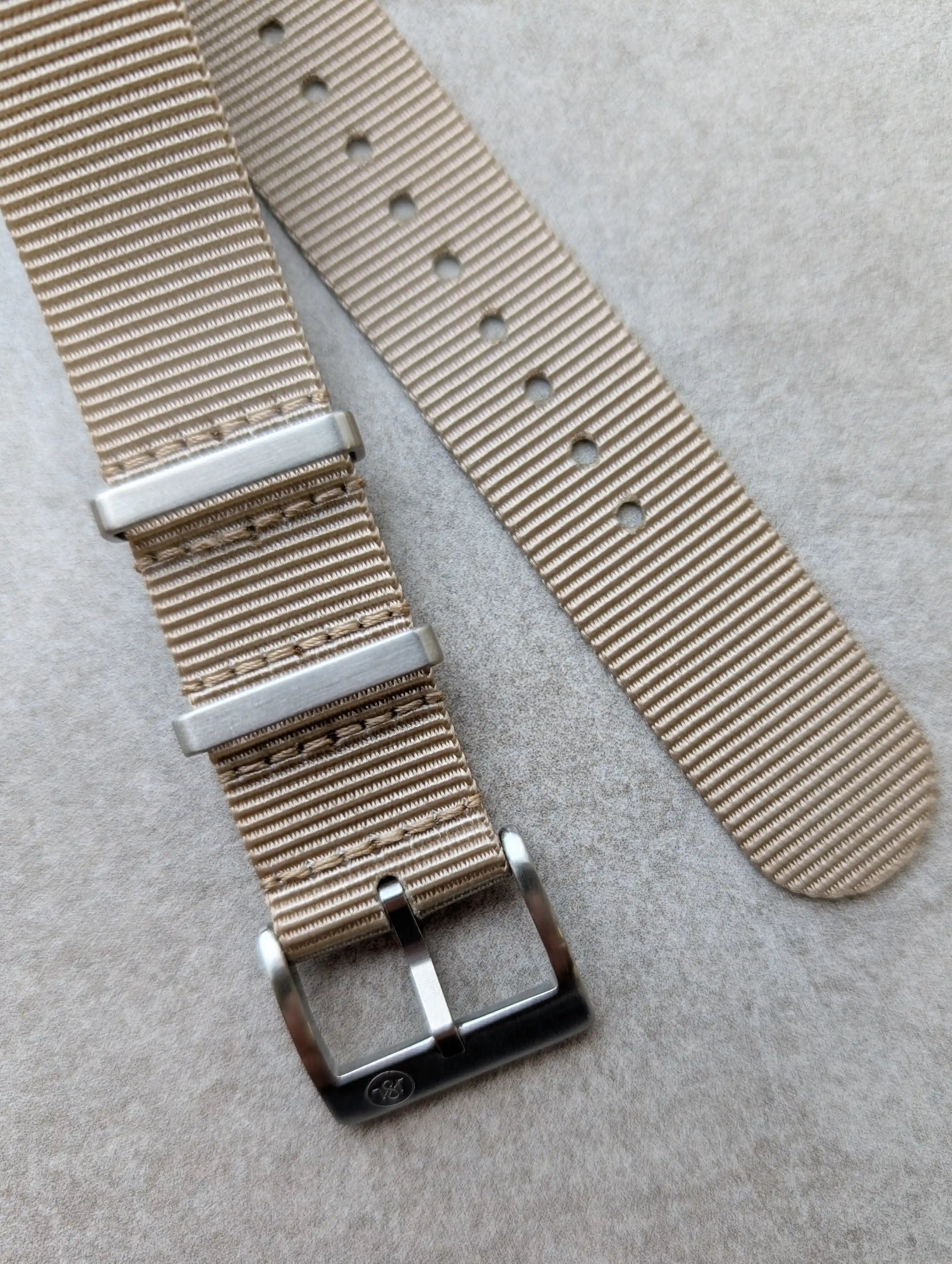 Premium Tubular Nylon Strap Mocha The Strap Tailor premium-tubular-nylon-strap-mocha-the-strap-tailor