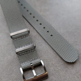 Premium Tubular Nylon Strap - Light Grey