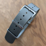 Premium Tubular Nylon Strap - Light Grey