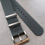 Premium Tubular Nylon Strap - Dark Grey