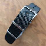 Premium Tubular Nylon Strap - Dark Grey