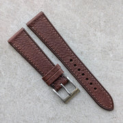 Minerva Box Strap - Dark Brown - The Strap Tailor