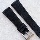 Alcantara Watch Strap - Black - RTW