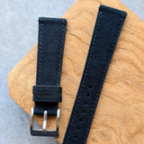 Alcantara Watch Strap - Black - RTW