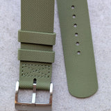 FKM Rubber One-Piece Dive Strap - Olive Green
