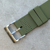 FKM Rubber One-Piece Dive Strap - Olive Green