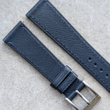 Slimline Saffiano Chevre Strap - Navy Blue - RTW