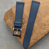 Slimline Saffiano Chevre Strap - Navy Blue - RTW