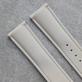 AquaFlex Rubber Deployant Strap - Beige