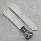 AquaFlex Rubber Deployant Strap - Beige