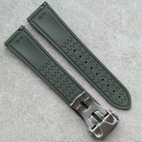 AquaFlex Rubber Deployant Strap - Green
