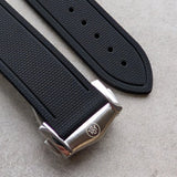 AquaFlex Rubber Deployant Strap - Black