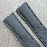 AquaFlex Rubber Deployant Strap - Grey