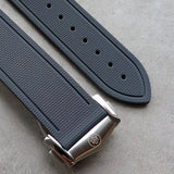 AquaFlex Rubber Deployant Strap - Grey