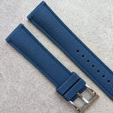 AquaFlex Rubber Classic Strap - Navy Blue