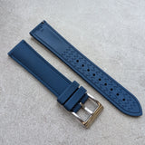 AquaFlex Rubber Classic Strap - Navy Blue