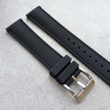 AquaFlex Rubber Classic Strap - Black