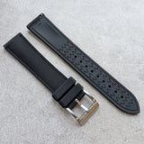 AquaFlex Rubber Classic Strap - Black