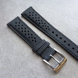 LTD Edition Waxy Rally Watch Strap - Black - RTW