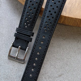 LTD Edition Waxy Rally Watch Strap - Black - RTW