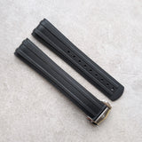 Omega Seamaster 300 Deployant Rubber Strap - Black