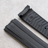 Omega Seamaster 300 Deployant Rubber Strap - Black