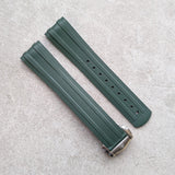 Omega Seamaster 300 Deployant Rubber Strap - Green