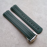 Omega Seamaster 300 Deployant Rubber Strap - Green