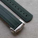 Omega Seamaster 300 Deployant Rubber Strap - Green