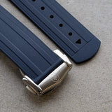 Omega Seamaster 300 Deployant Rubber Strap - Navy Blue