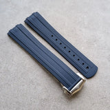Omega Seamaster 300 Deployant Rubber Strap - Navy Blue