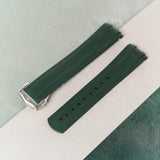 Omega Seamaster 300 Deployant Rubber Strap - Green