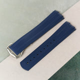Omega Seamaster 300 Deployant Rubber Strap - Navy Blue