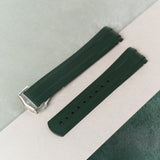 Omega Seamaster 300 Deployant Rubber Strap - Green