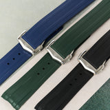 Omega Seamaster 300 Deployant Rubber Strap - Navy Blue