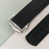 Omega Seamaster 300 Deployant Rubber Strap - Black