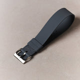 FKM Rubber One-Piece Dive Strap - Grey - The Strap Tailor