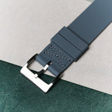 FKM Rubber One-Piece Dive Strap - Grey - The Strap Tailor