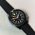 AquaFlex Rubber Classic Strap - Black - The Strap Tailor