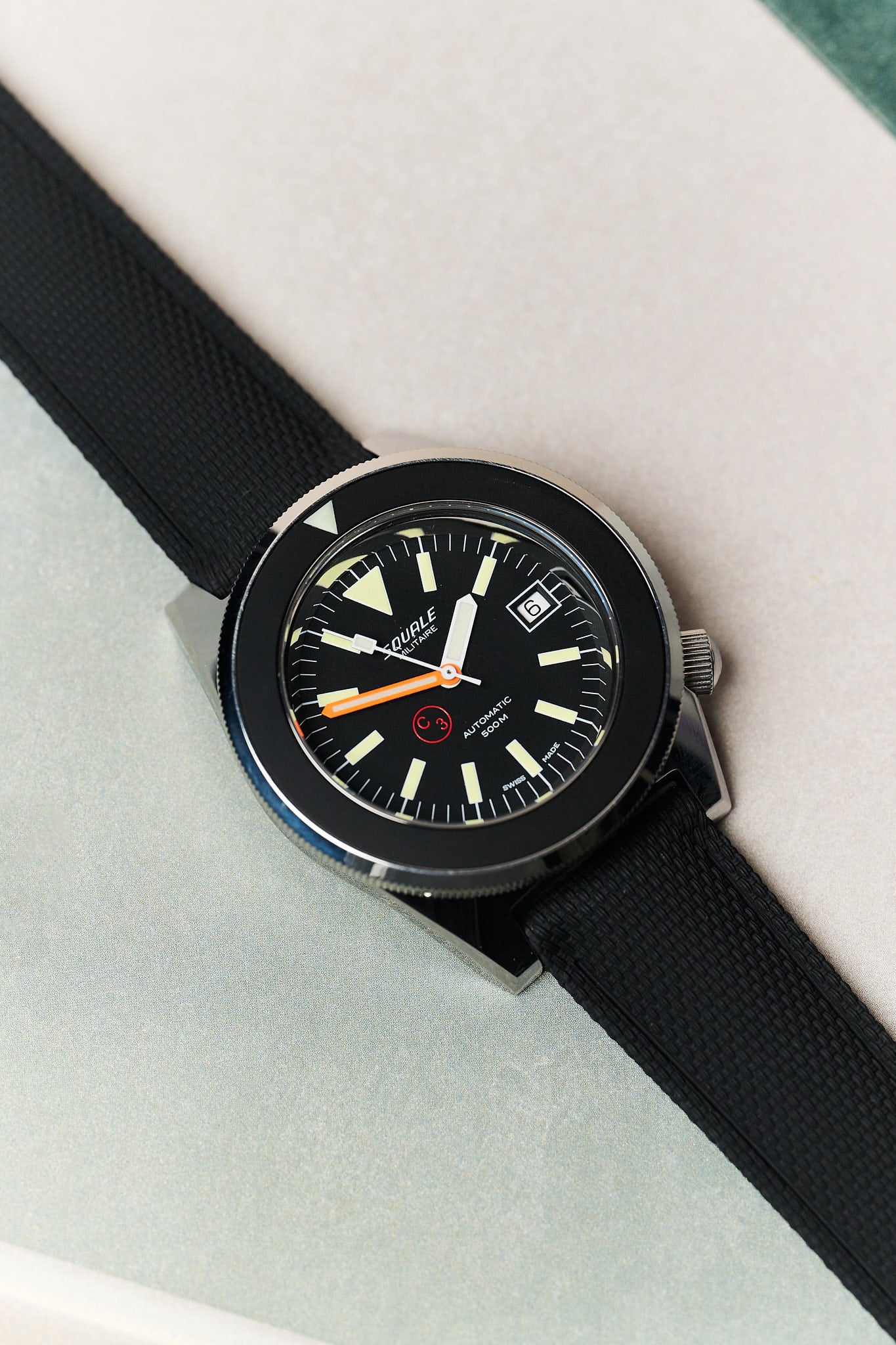 AquaFlex Rubber Classic Strap - Black - The Strap Tailor