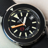 AquaFlex Rubber Classic Strap - Black - The Strap Tailor