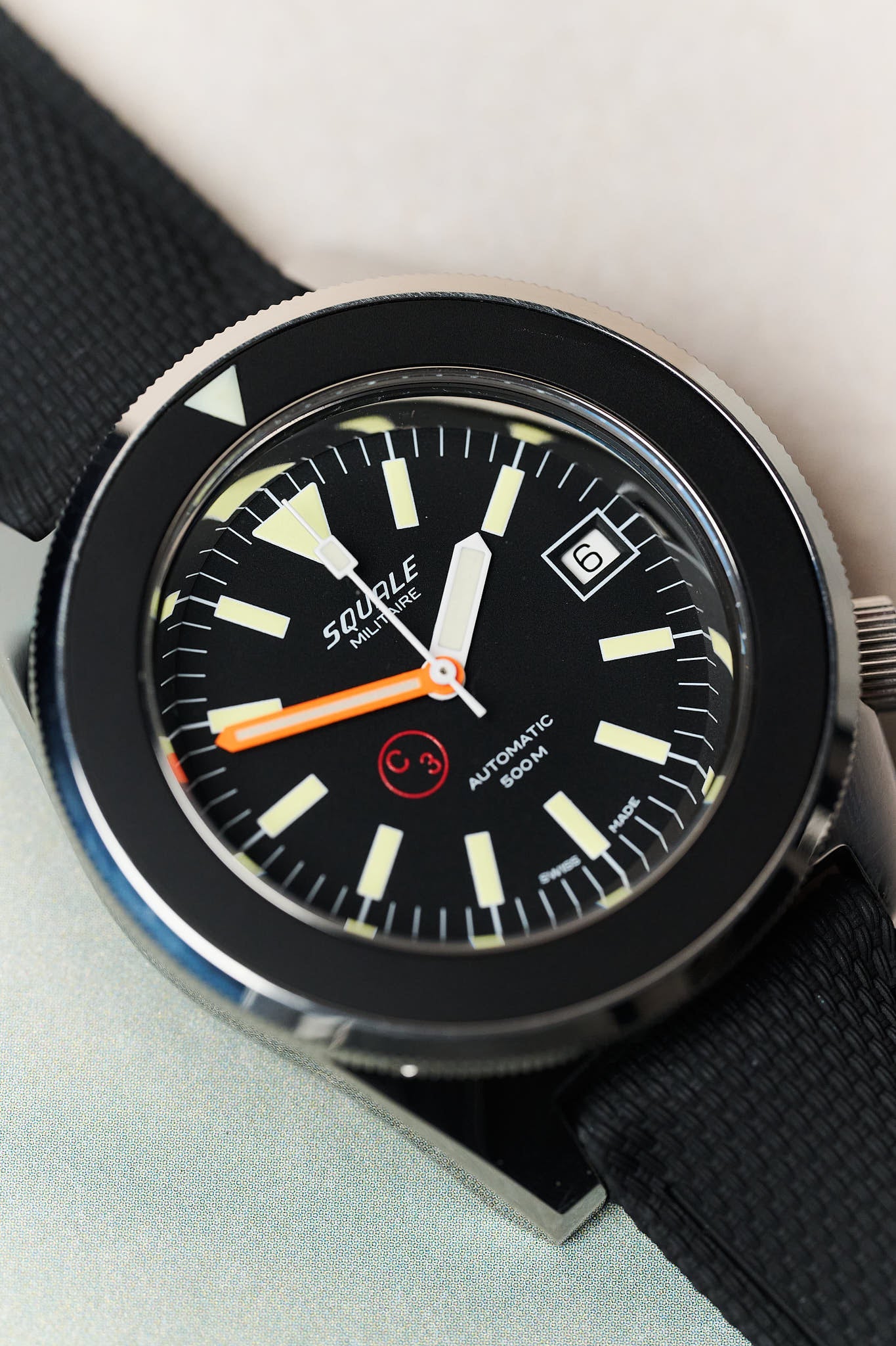 AquaFlex Rubber Classic Strap - Black - The Strap Tailor