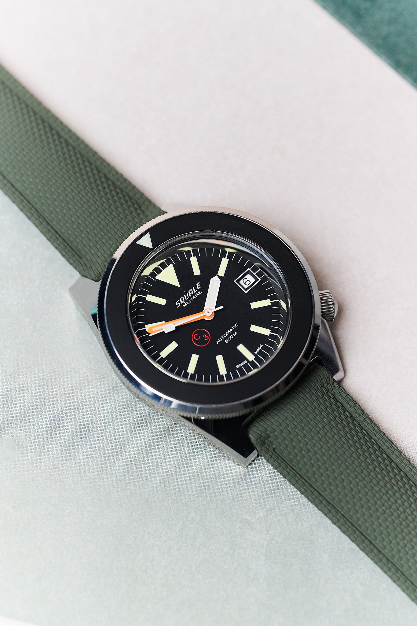 AquaFlex Rubber Classic Strap - Green - The Strap Tailor