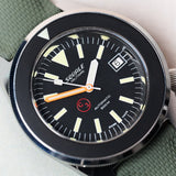 AquaFlex Rubber Classic Strap - Green - The Strap Tailor