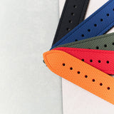 AquaFlex Rubber Classic Strap - Orange - The Strap Tailor