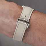 AquaFlex Rubber Deployant Strap - Beige