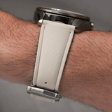 AquaFlex Rubber Deployant Strap - Beige