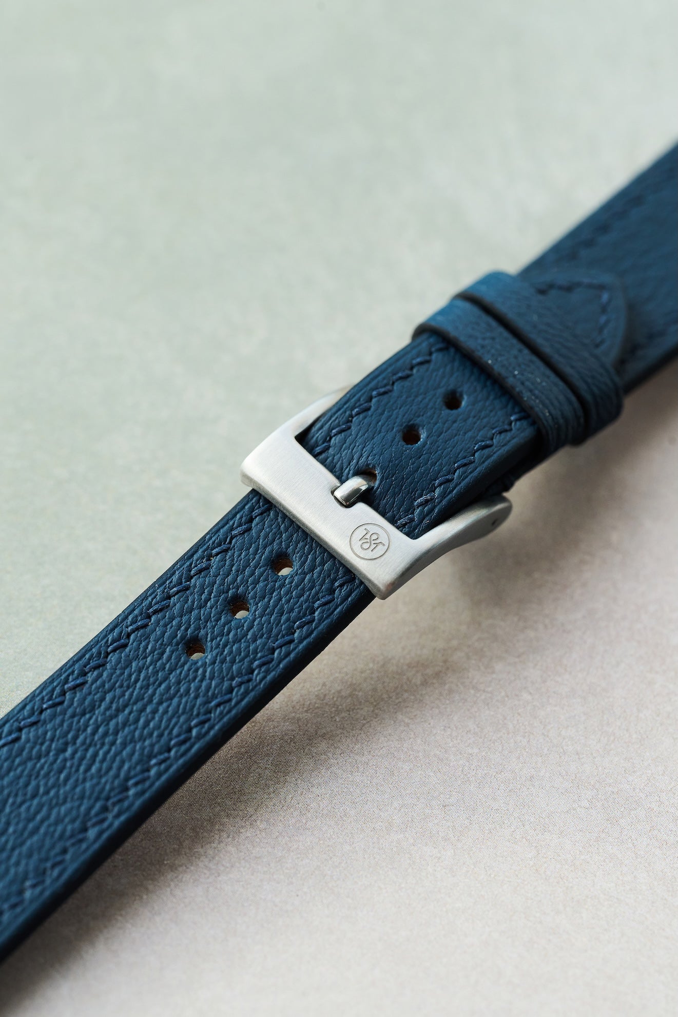 Sully Strap Alran Sully Goatskin Strap - Navy Blue - RTW – The Strap Tailor