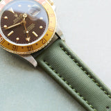 Sailcloth Watch Strap - Army Green
