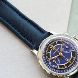 Sailcloth Watch Strap - Navy Blue